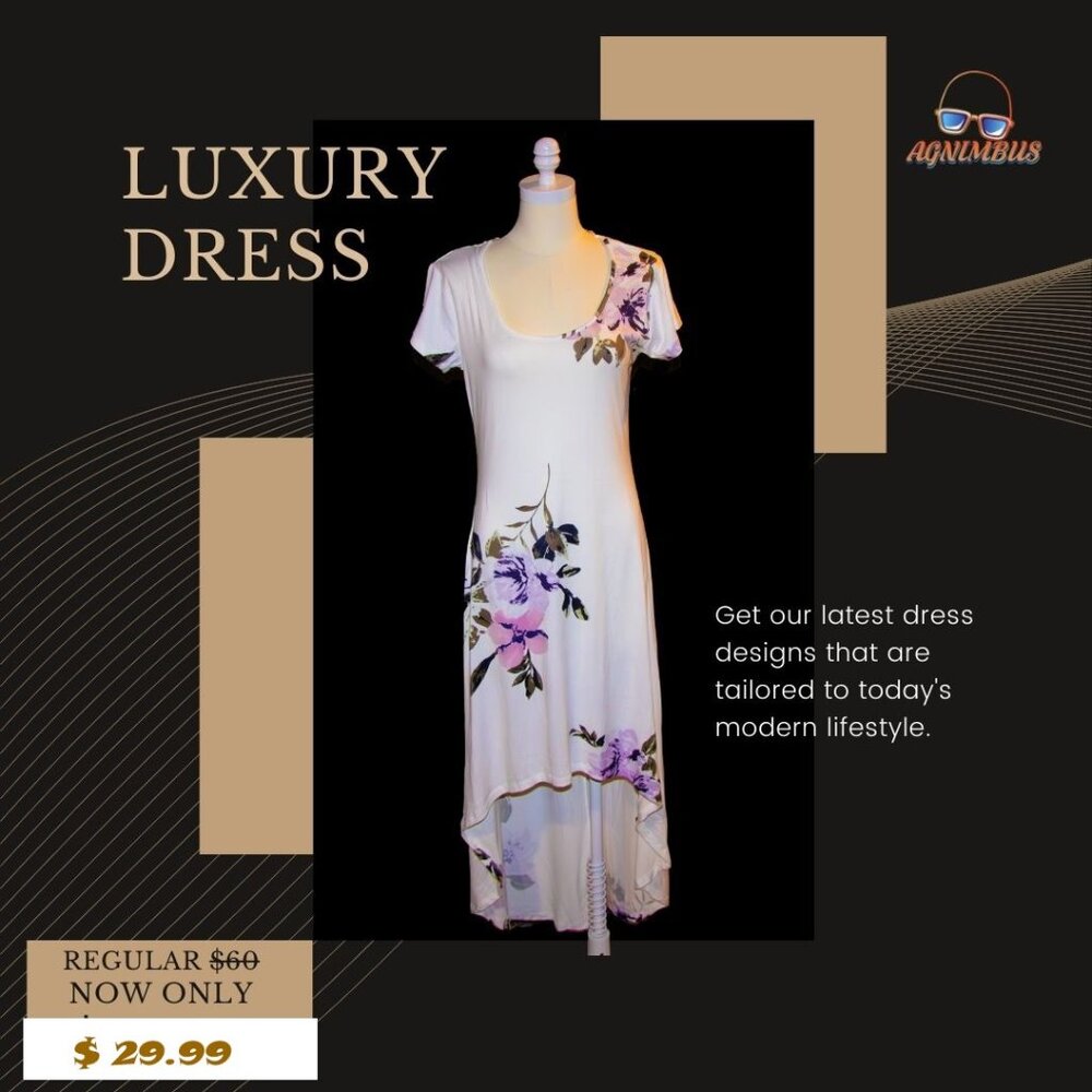 Ladies Dress Cocktail Party Casual/ Floral